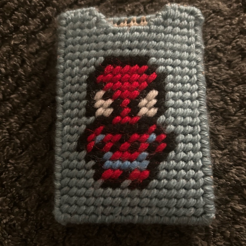 Handcrafted Crochet Spider Design card holder